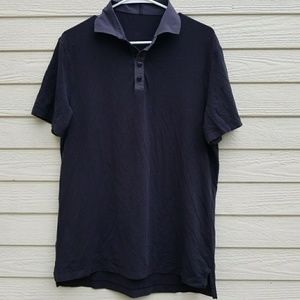 Lululemon Mens Grey Polo, Medium